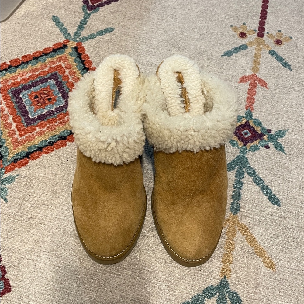Isabel Marant Takita Shearling wedge mules - Picture 5 of 9